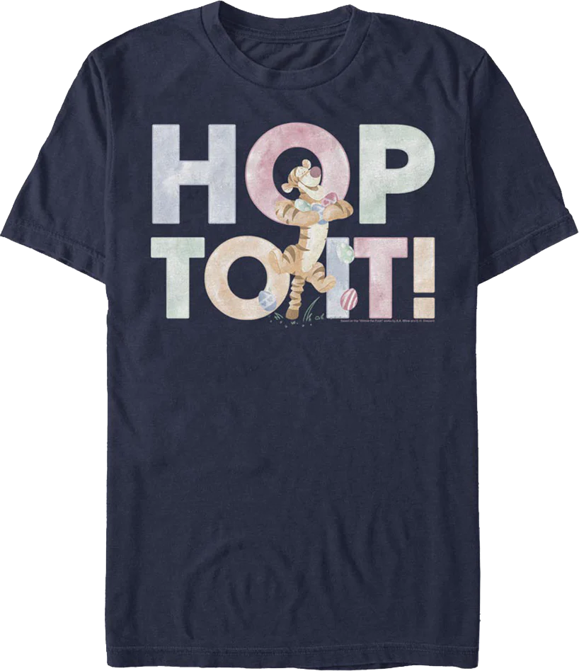 Tigger Hop To It Winnie The Pooh T-Shirt