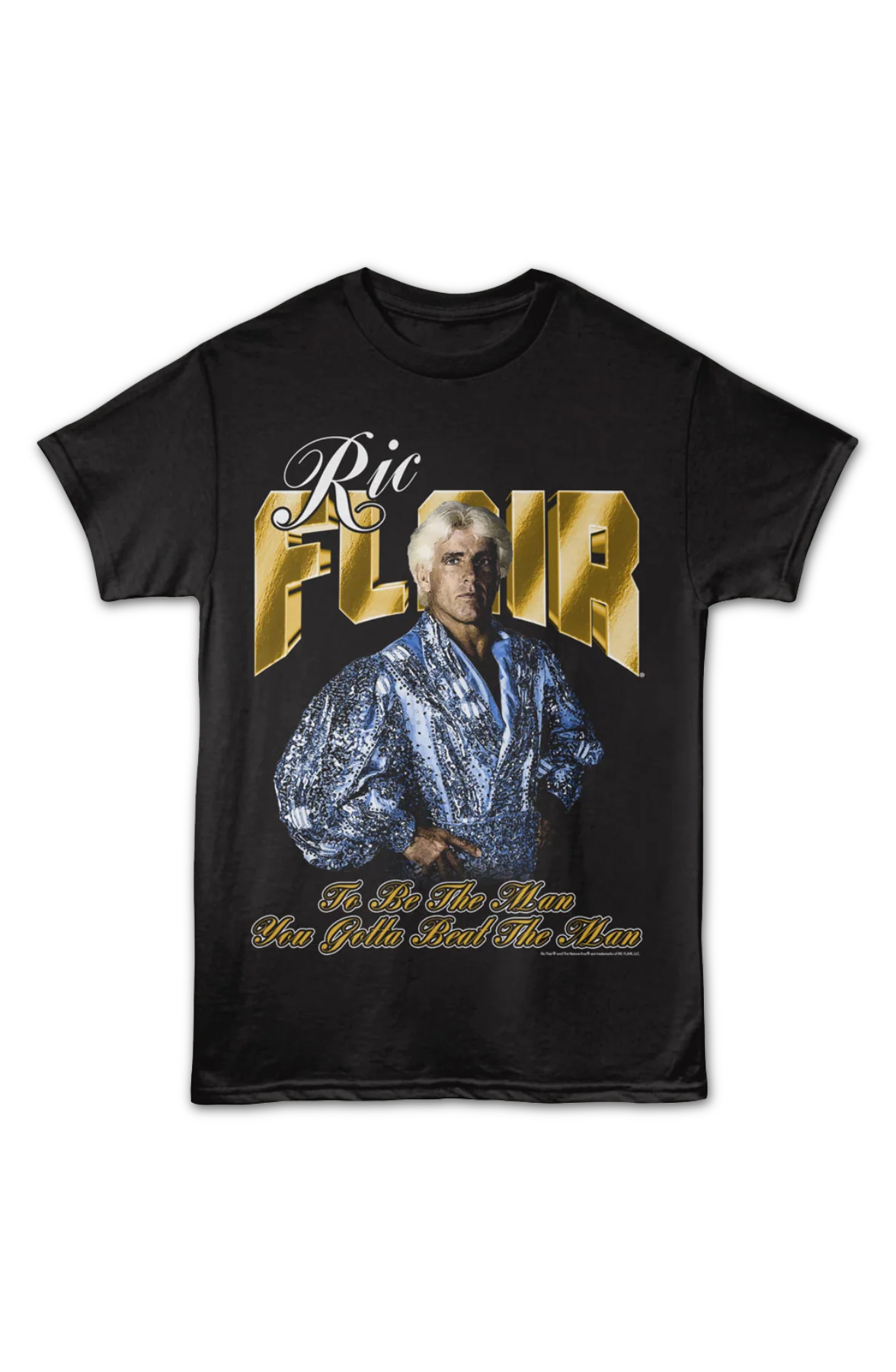 To Be The Man You've Gotta Beat The Man Ric Flair T-Shirt - Image 2