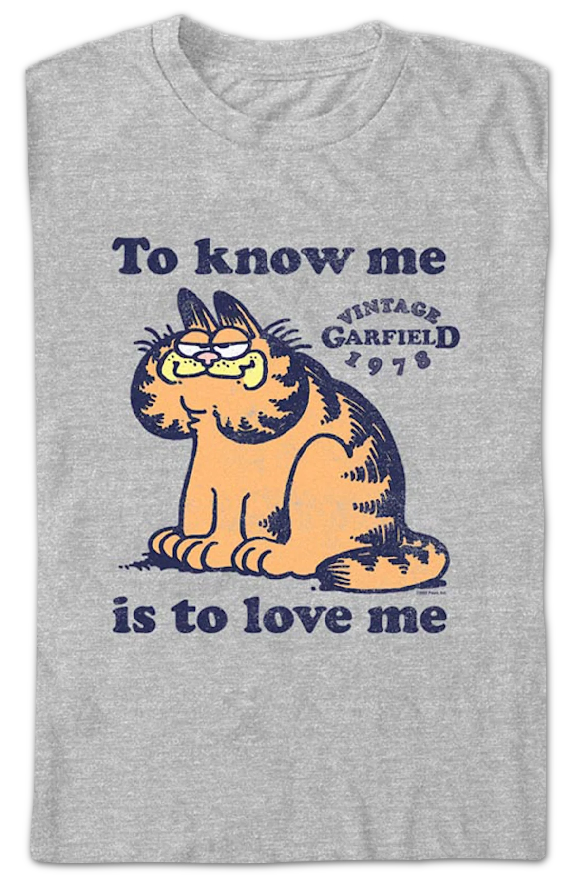 To Know Me Is To Love Me Garfield T-Shirt - Image 2