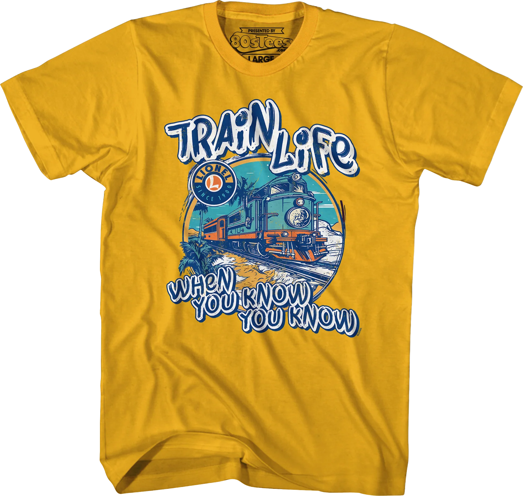 Train Life When You Know You Know Lionel Trains T-Shirt - Image 7