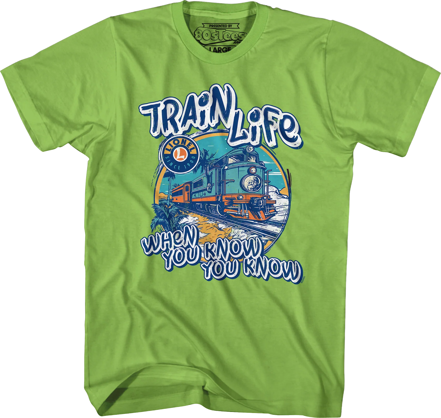 Train Life When You Know You Know Lionel Trains T-Shirt - Image 8