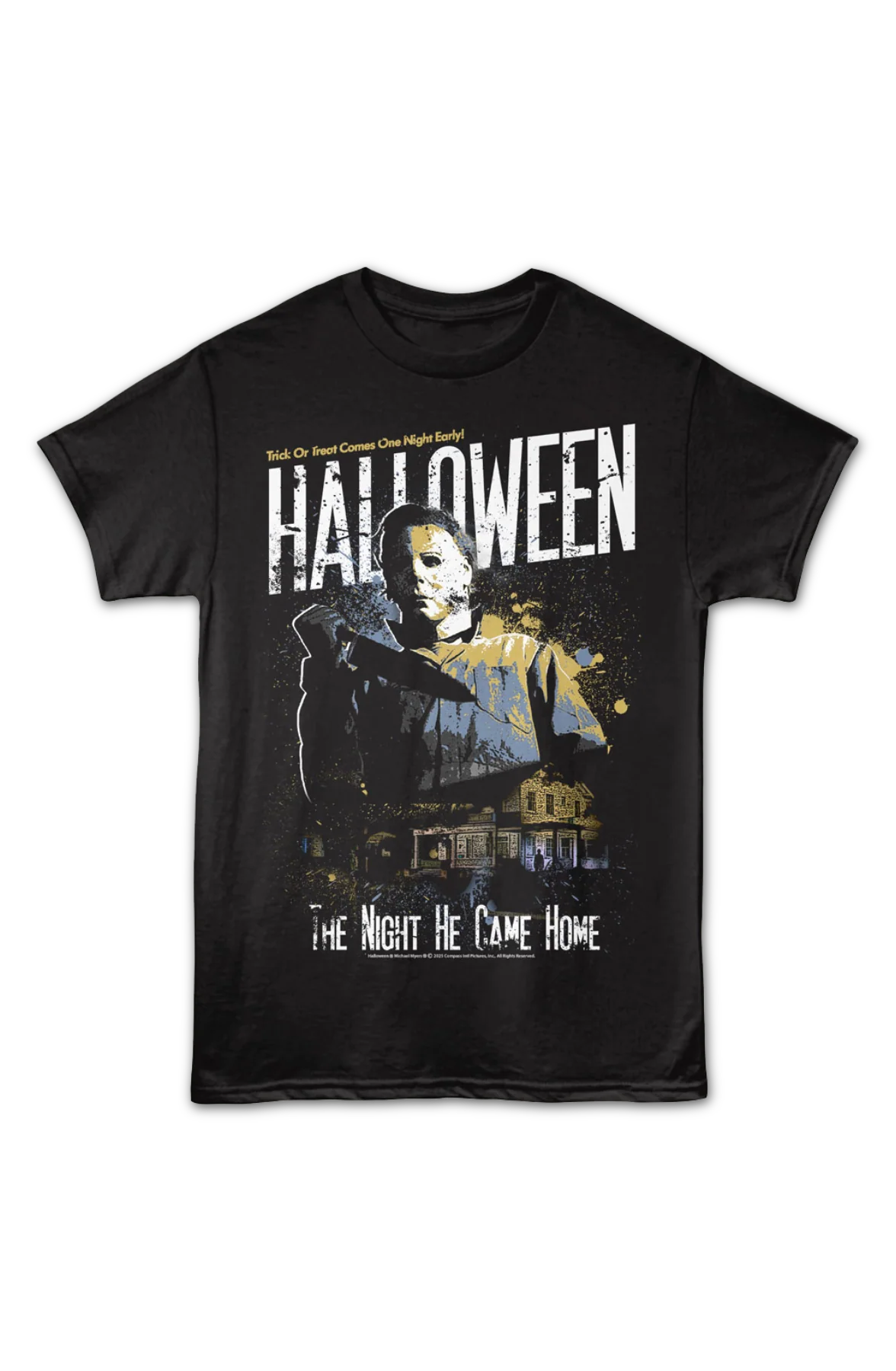 Trick Or Treat Comes One Night Early Halloween T-Shirt - Image 2