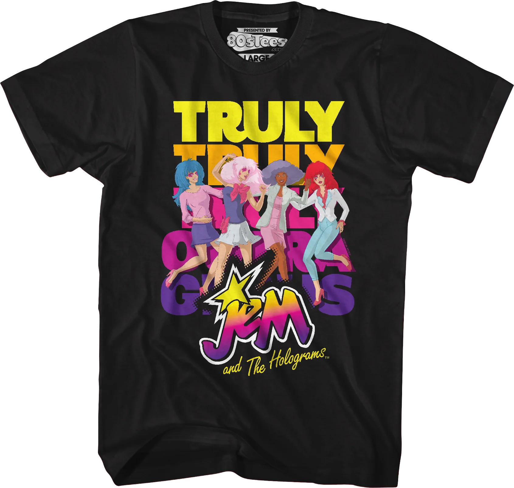 Truly Outrageous Group Pose Jem And The Holograms T-Shirt - Image 17