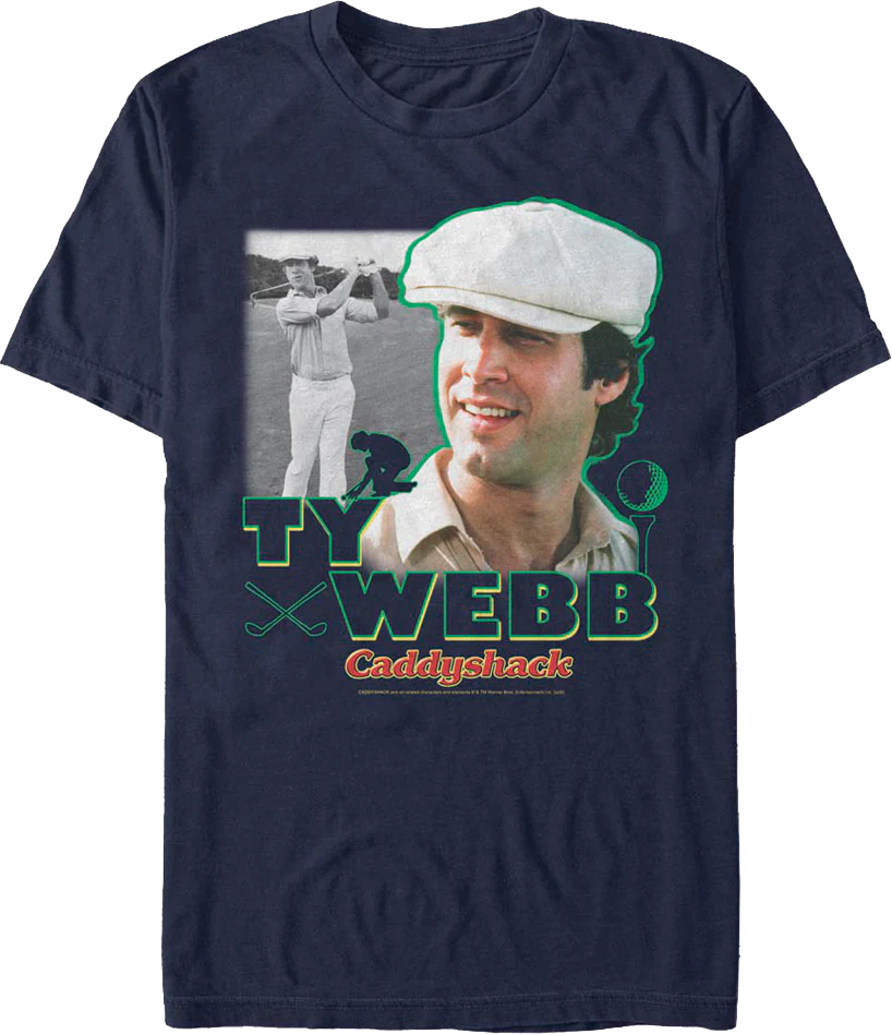 Ty Webb Collage Caddyshack T-Shirt
