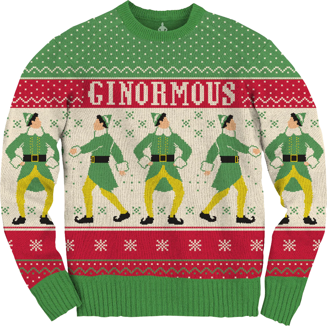 Ugly Knit Ginormous Elf Christmas Sweater