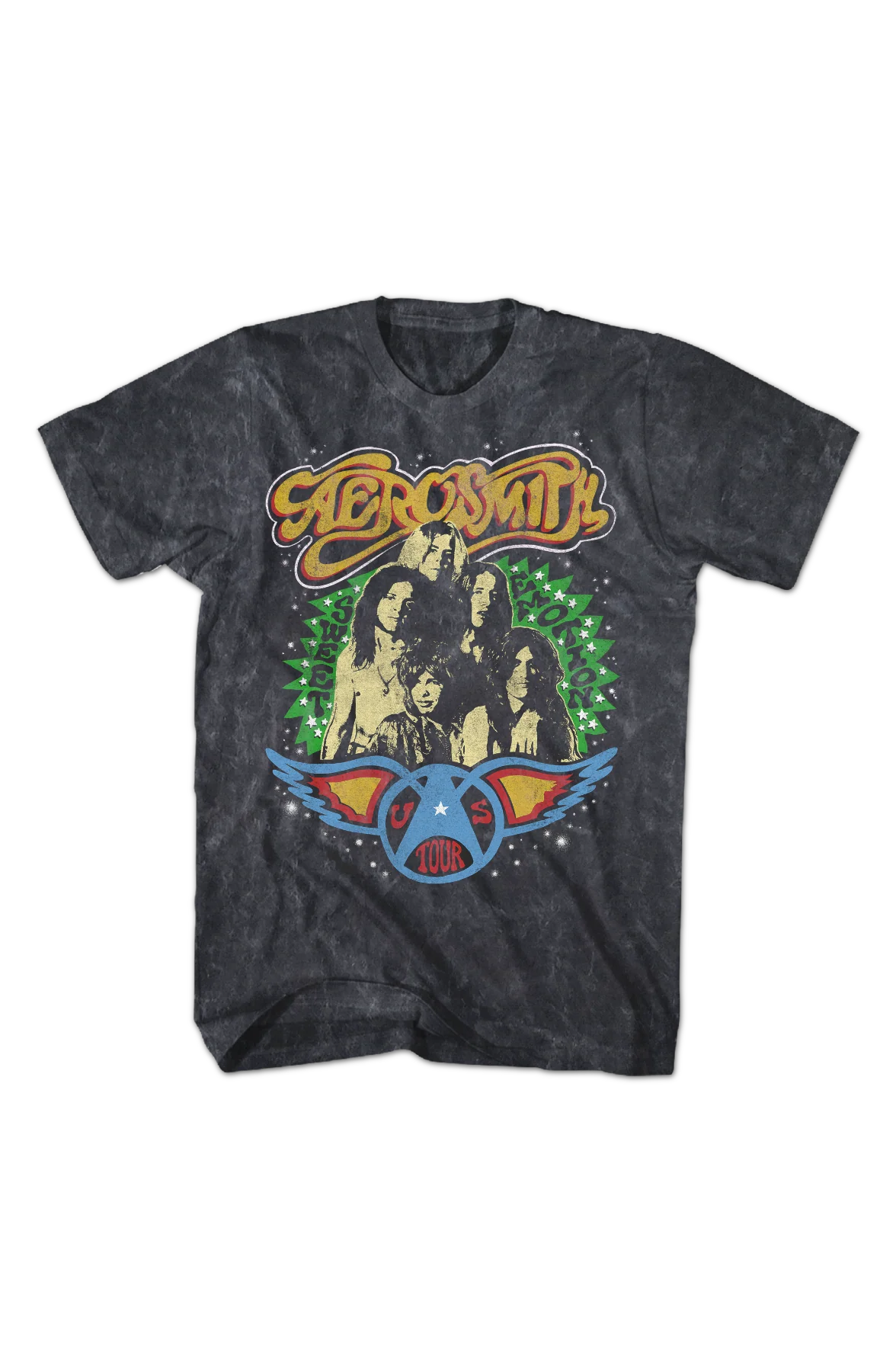 US Tour Aerosmith Mineral Wash T-Shirt - Image 2