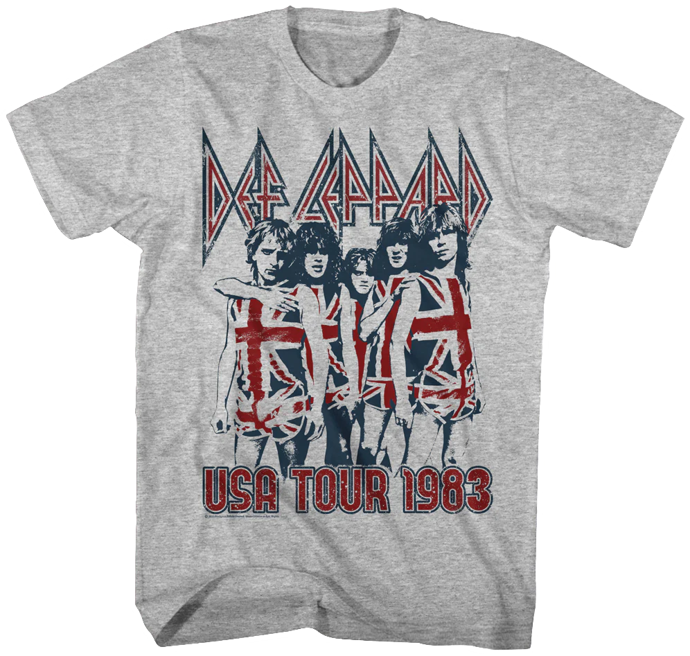 USA Tour 1983 Def Leppard T-Shirt
