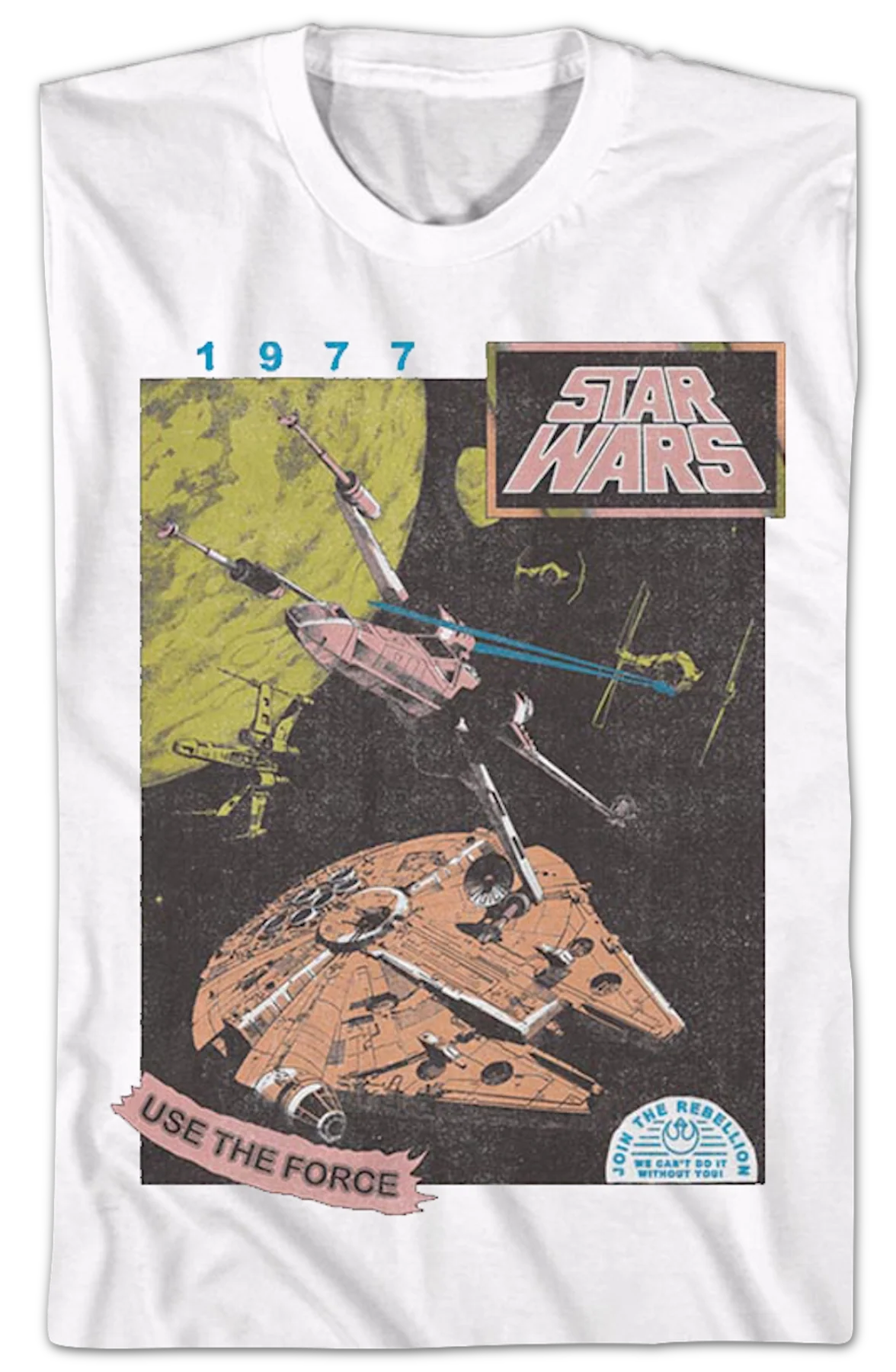 Use The Force 1977 Star Wars T-Shirt - Image 2