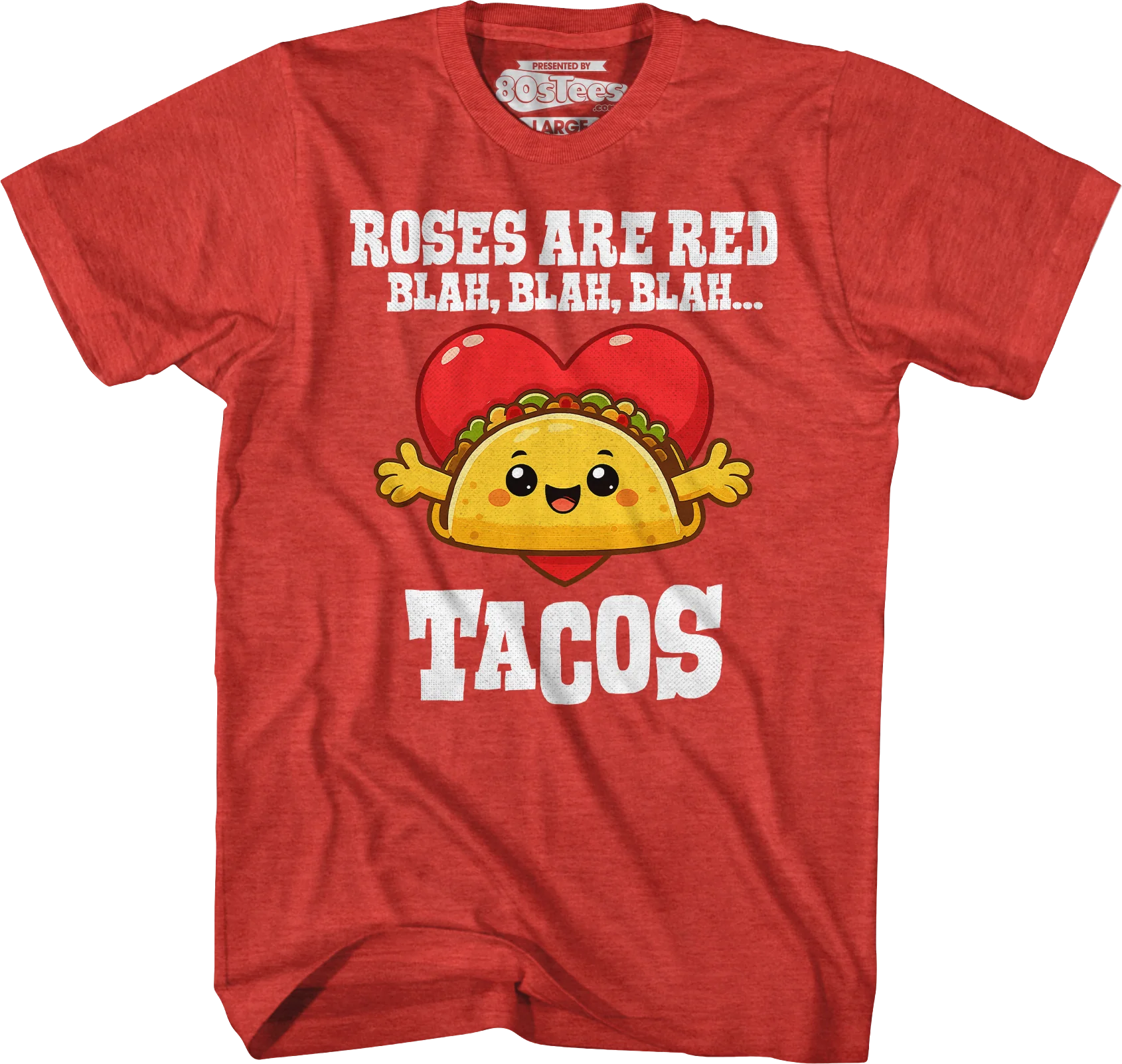 Valentine's Day Tacos T-Shirt - Image 3