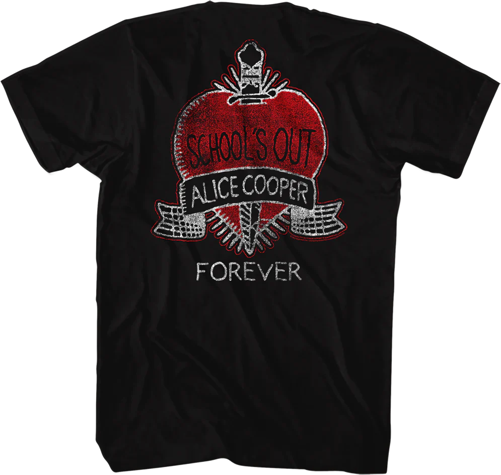Varsity School's Out Forever Alice Cooper T-Shirt