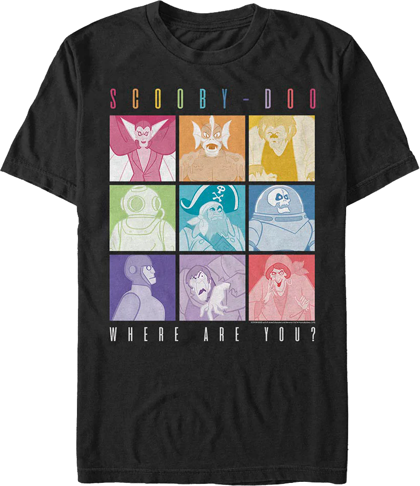 Villain Blocks Scooby-Doo T-Shirt