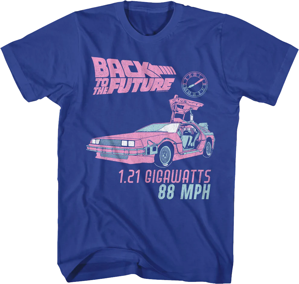 Vintage 1.21 Gigawatts Back To The Future T-Shirt