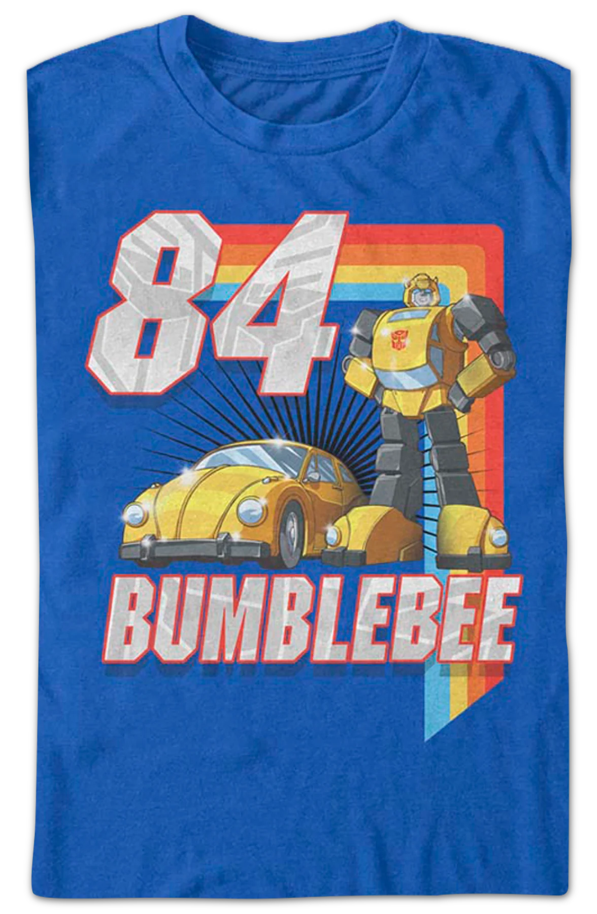 Vintage 84 Bumblebee Transformers T-Shirt - Image 2