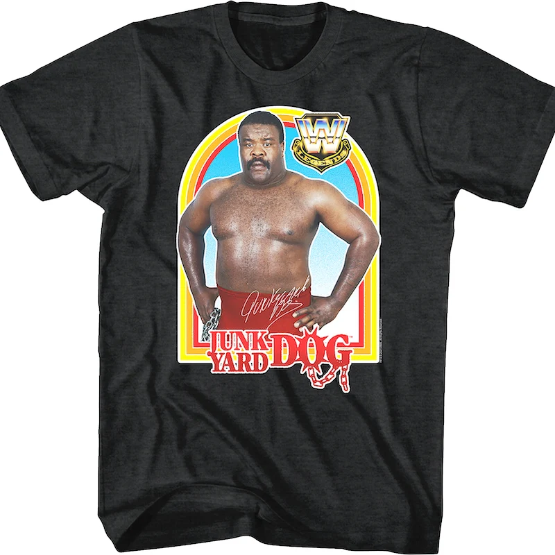 Vintage Autographed Junk Yard Dog T-Shirt