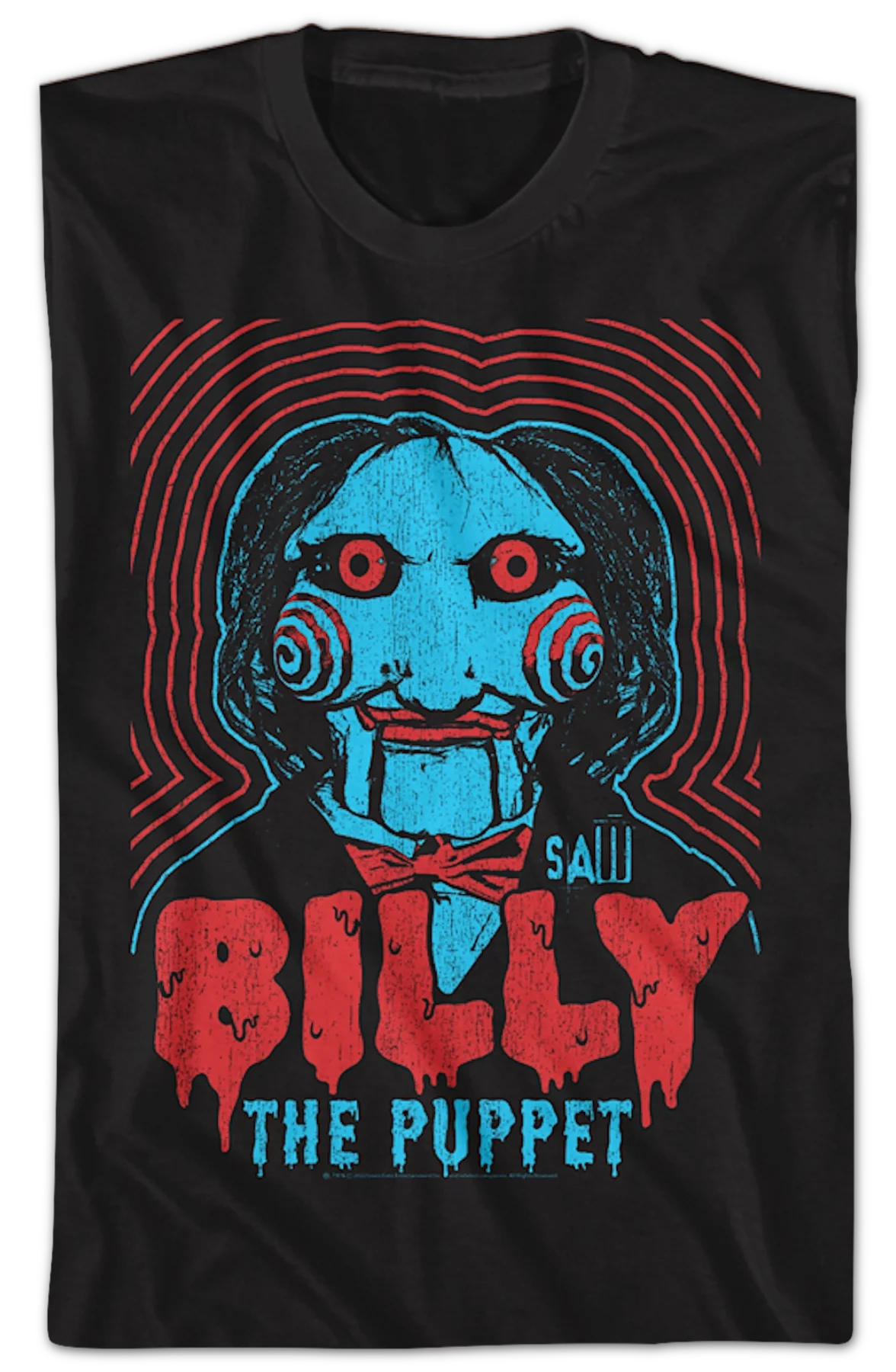 Vintage Billy the Puppet Saw T-Shirt - Image 2