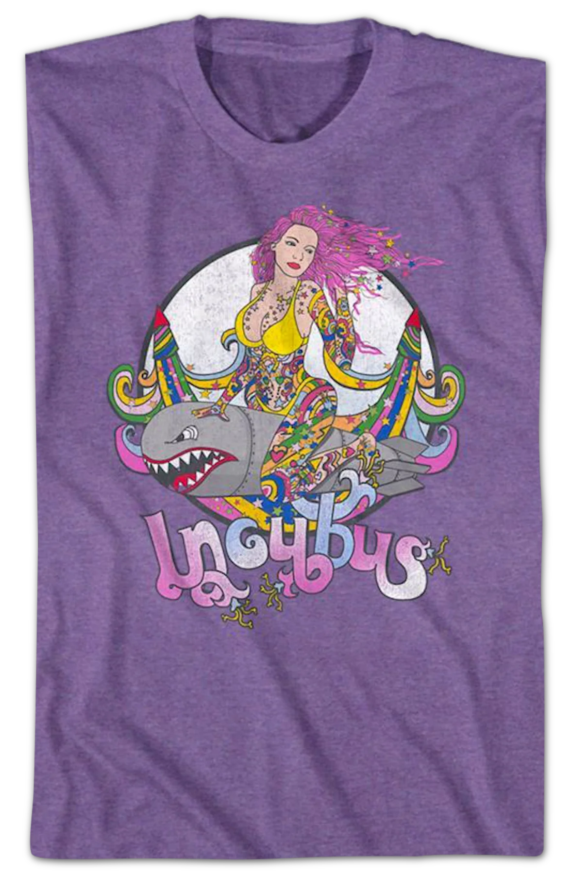 Vintage Bomb Girl Incubus T-Shirt - Image 2