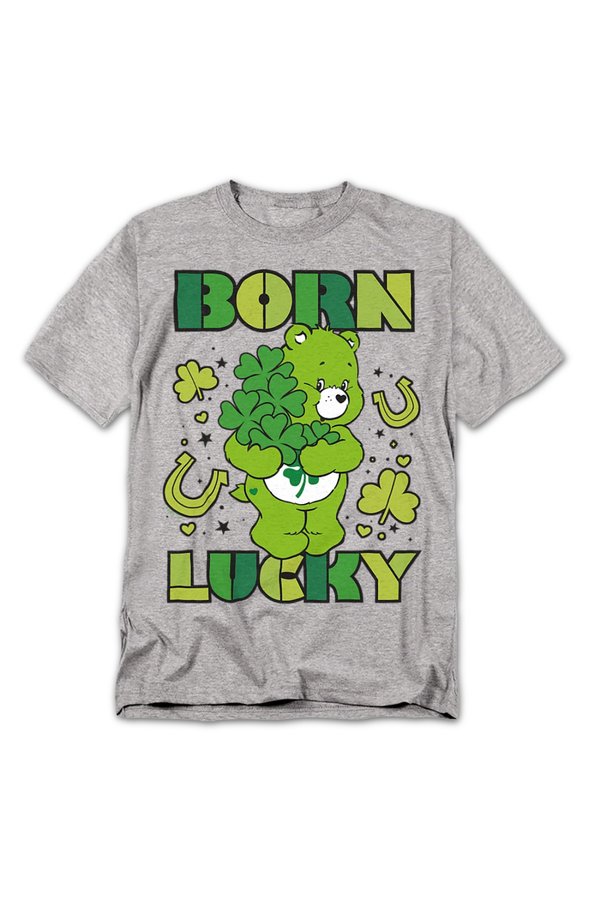 Vintage Born Lucky Care Bears T-Shirt - Image 2