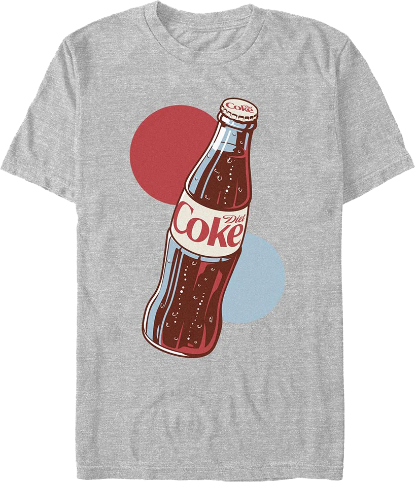 Vintage Circles & Bottle Diet Coke T-Shirt