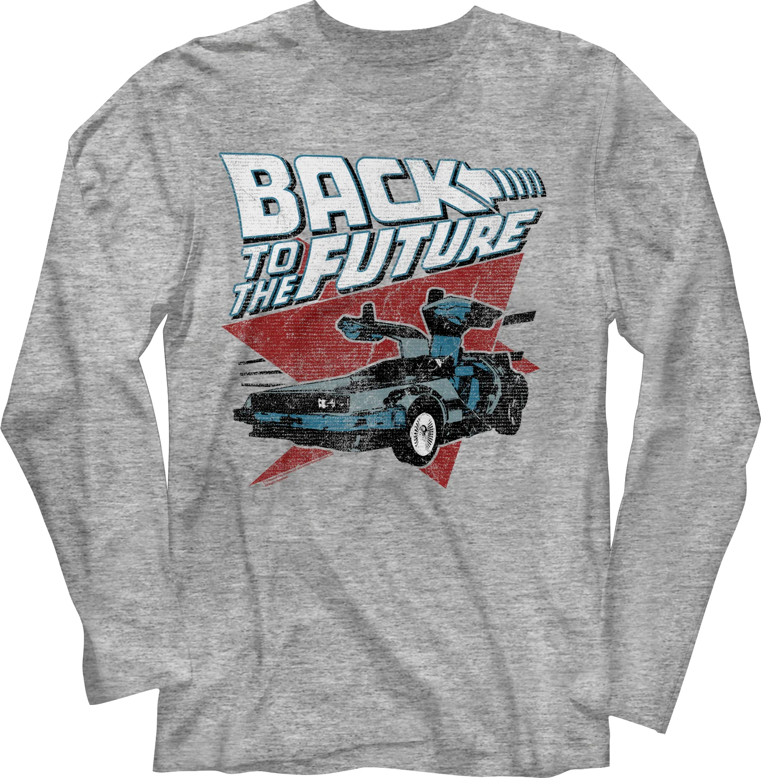Vintage DeLorean Back To The Future Long Sleeve Shirt