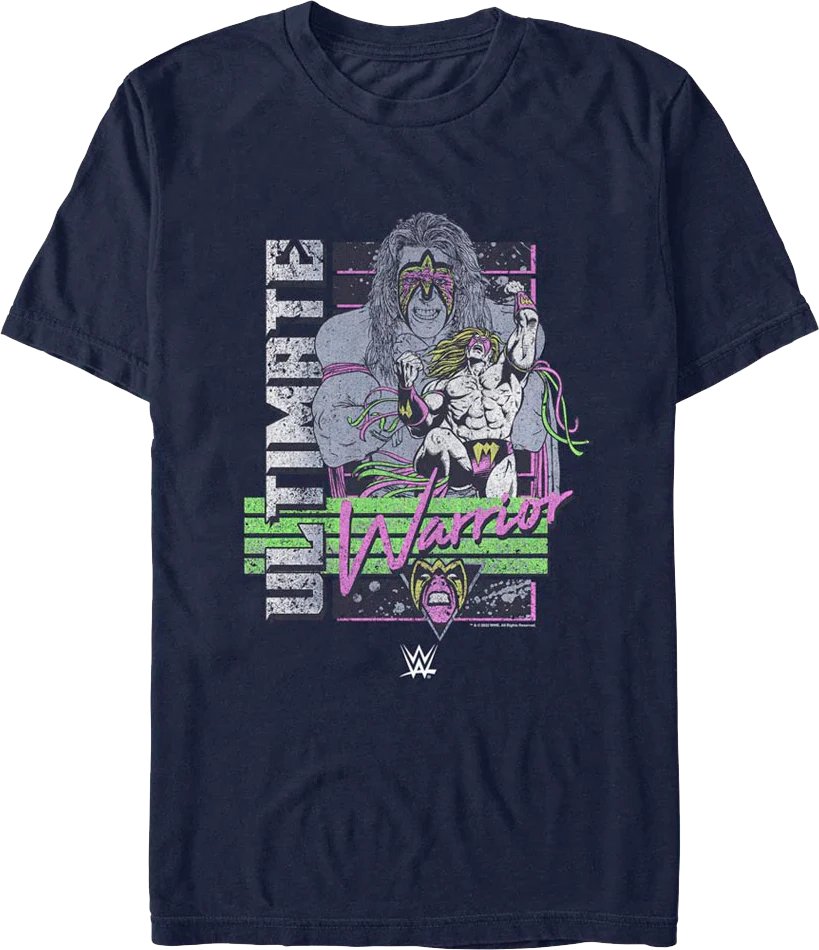 Vintage Distressed Collage Ultimate Warrior T-Shirt