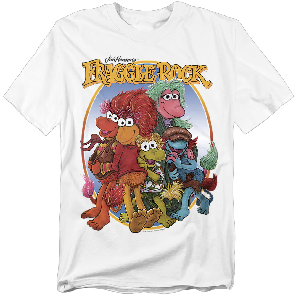 Vintage Group Picture Fraggle Rock Ringer Shirt