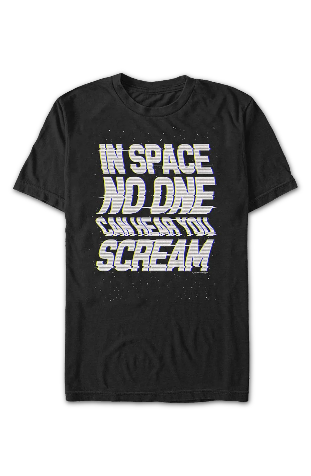 Vintage In Space No One Can Hear You Scream Alien T-Shirt - Image 2