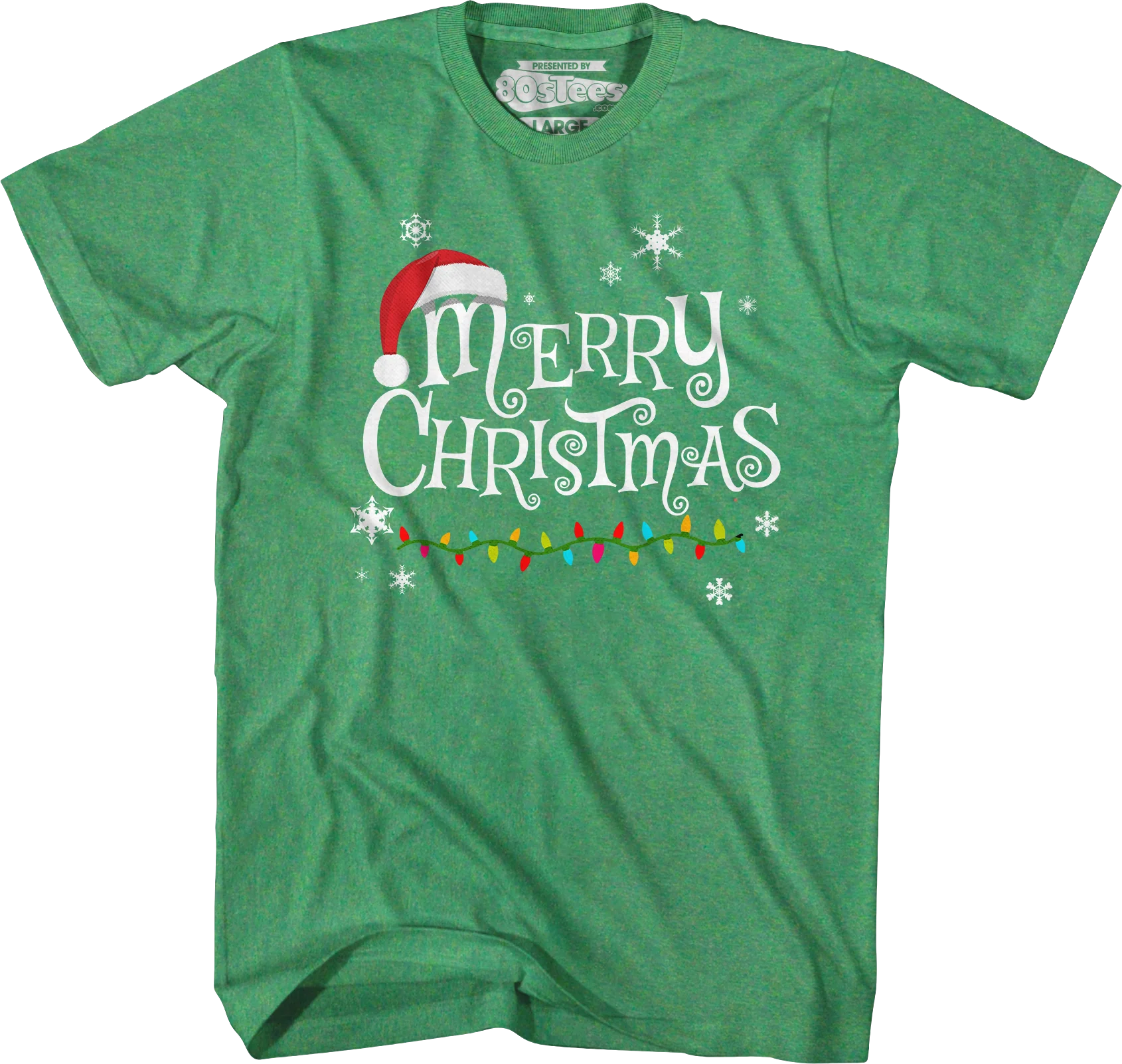 Vintage Merry Christmas T-Shirt - Image 3