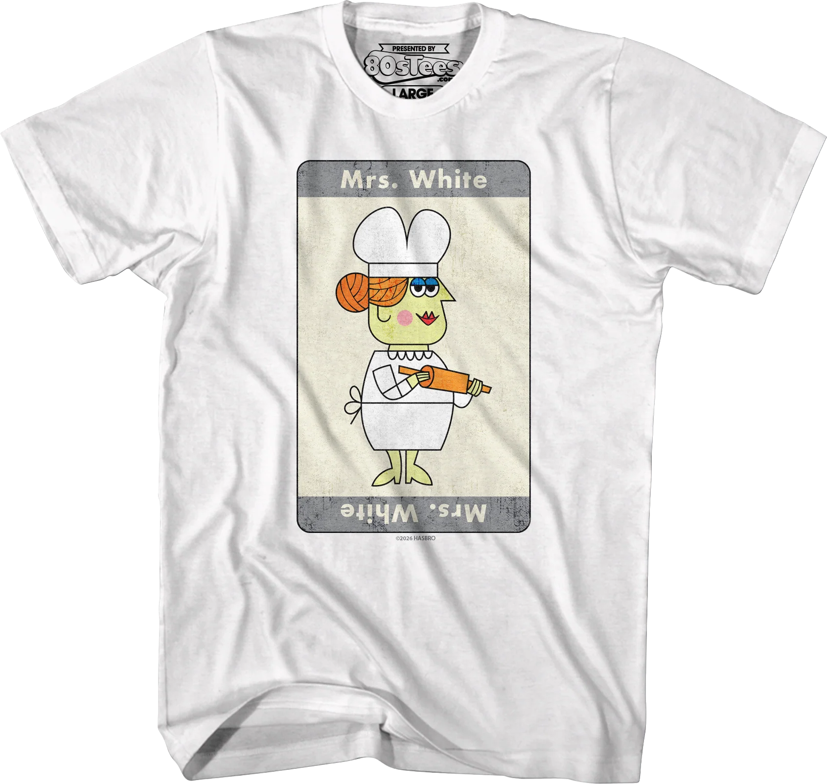 Vintage Mrs. White Clue T-Shirt - Image 3