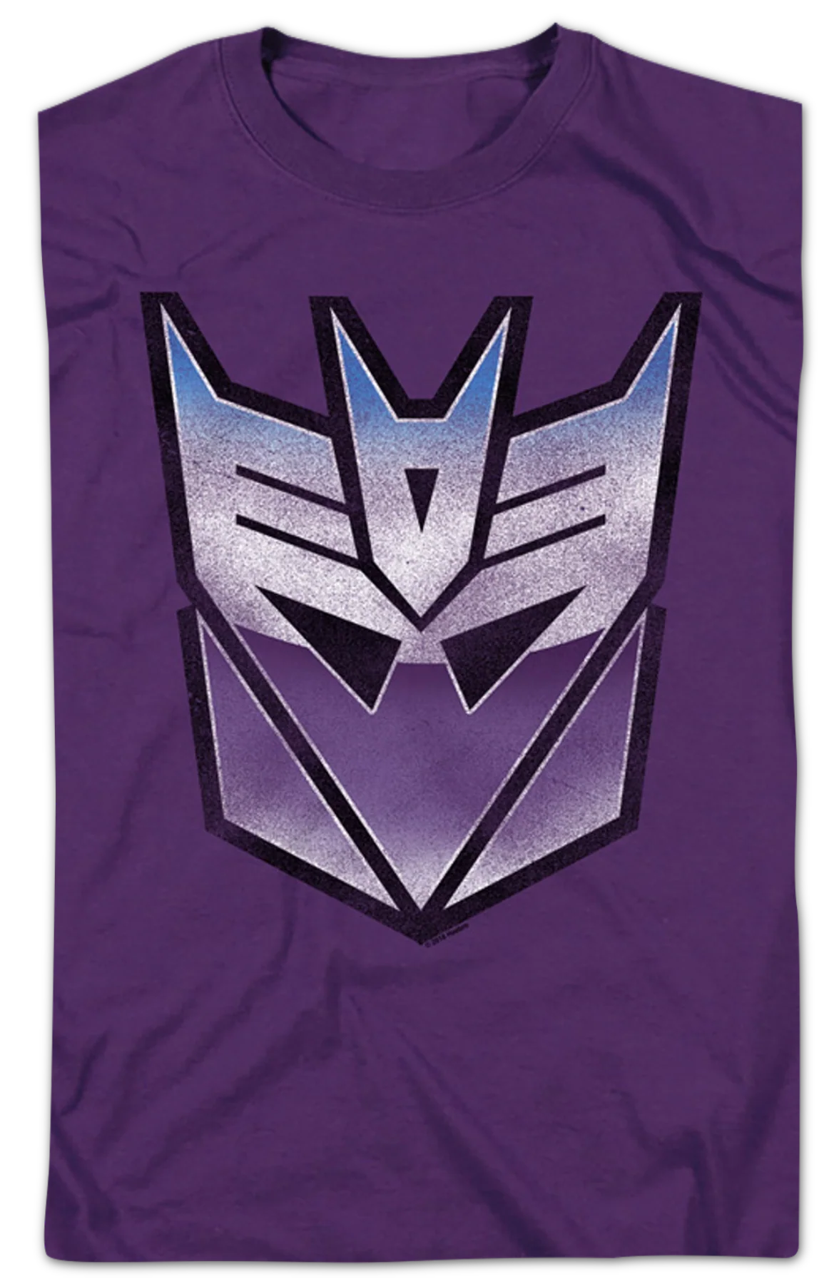 Vintage Purple Decepticons Logo Transformers T-Shirt - Image 2