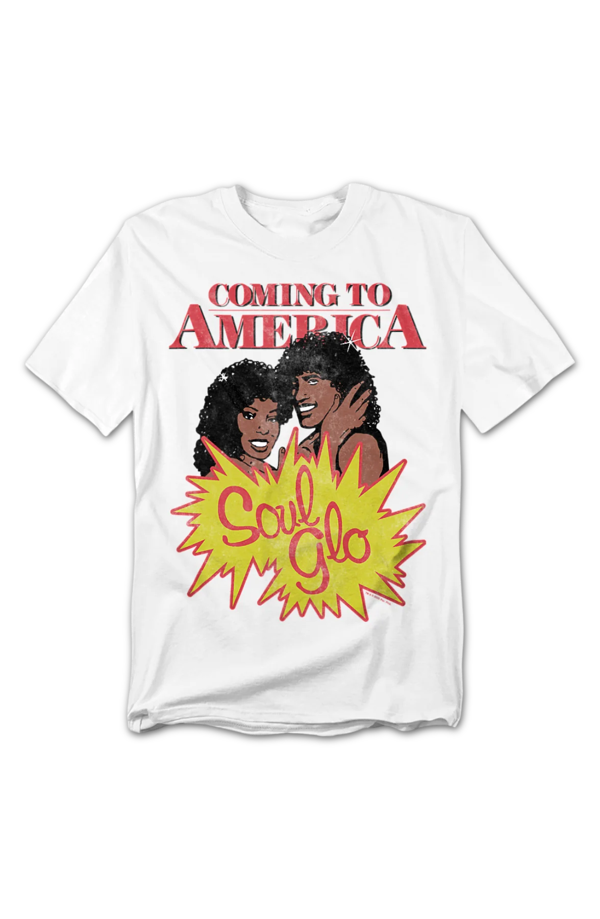 Vintage Soul Glo Advertisement Coming To America T-Shirt - Image 2
