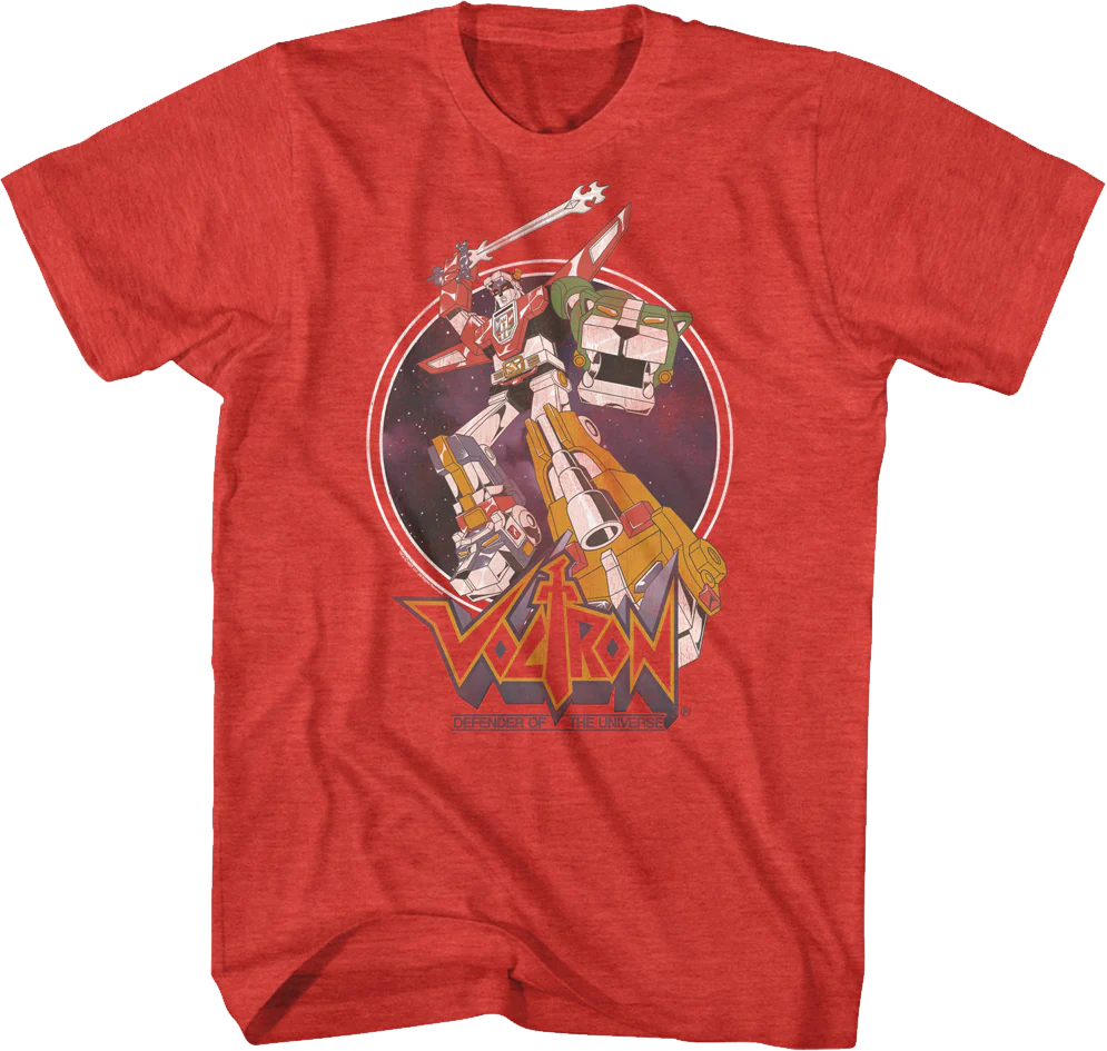 Vintage Space Circle Voltron T-Shirt