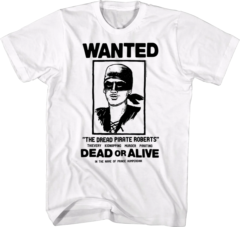 Wanted Poster Princess Bride T-Shirt