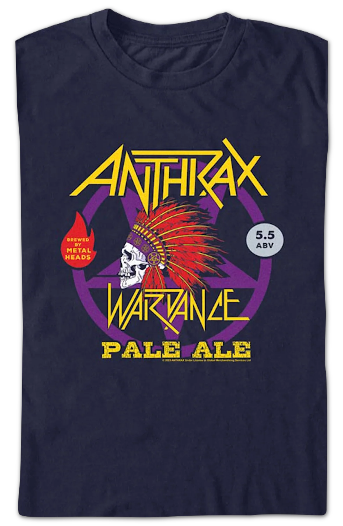 Wardance Pale Ale Anthrax T-Shirt - Image 2