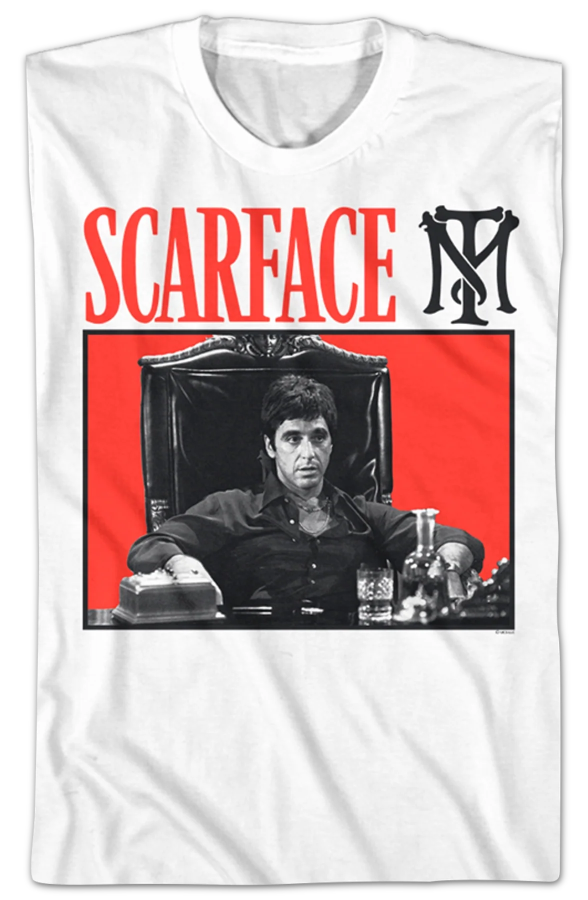 When You Get The Money You Get The Power Scarface T-Shirt - Image 2