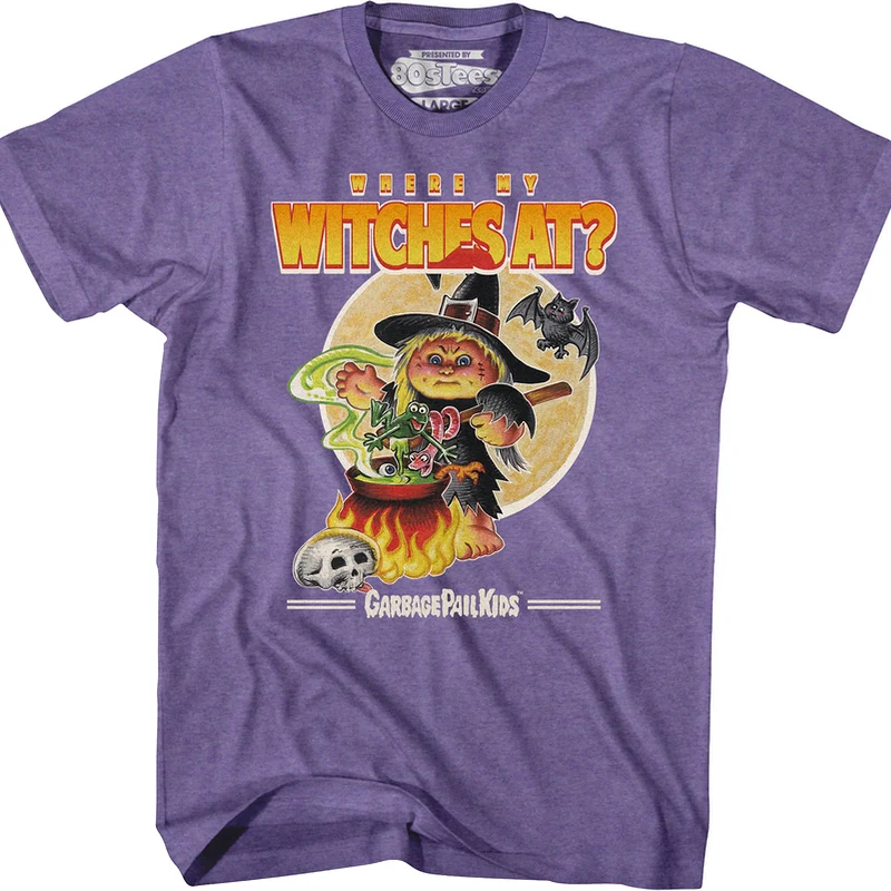 Where My Witches At Garbage Pail Kids T-Shirt
