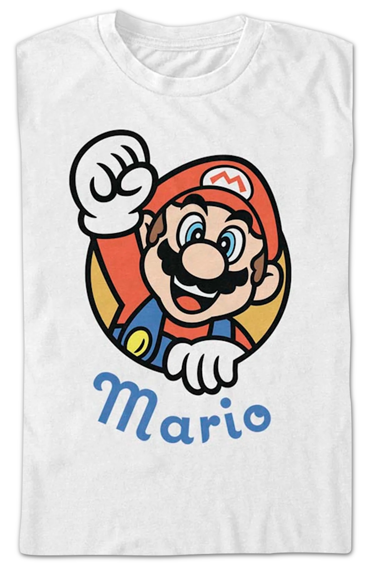 White Fist Pump Super Mario Bros. T-Shirt - Image 2