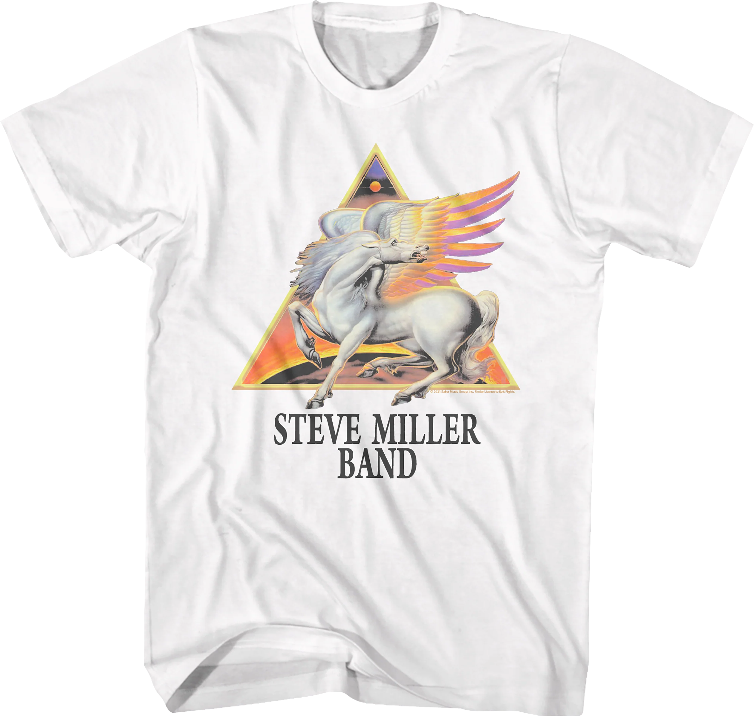 White Pegasus Steve Miller Band T-Shirt - Image 2