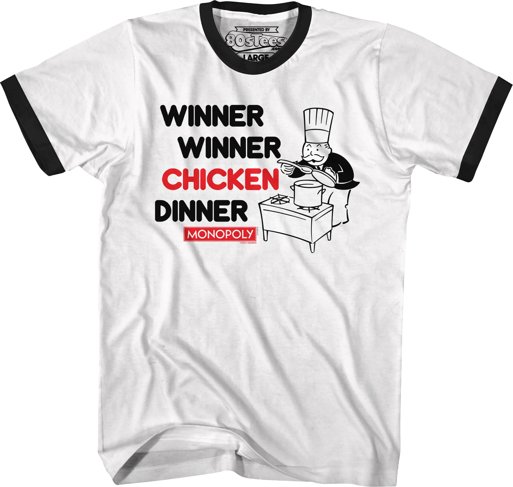 Winner Winner Chicken Dinner Monopoly T-Shirt - Image 13