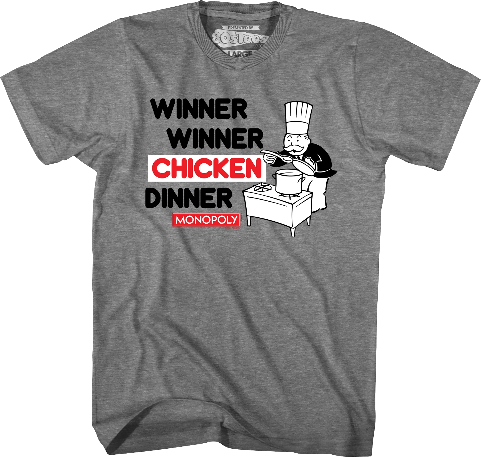 Winner Winner Chicken Dinner Monopoly T-Shirt - Image 8
