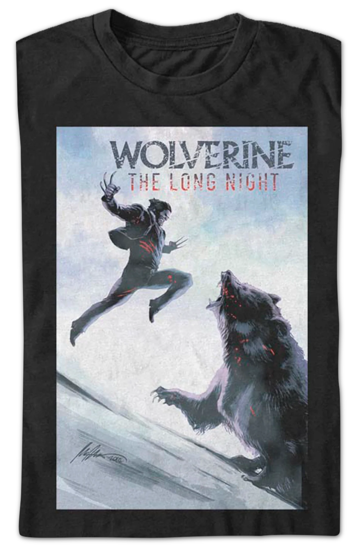Wolverine The Long Night Marvel Comics T-Shirt - Image 2