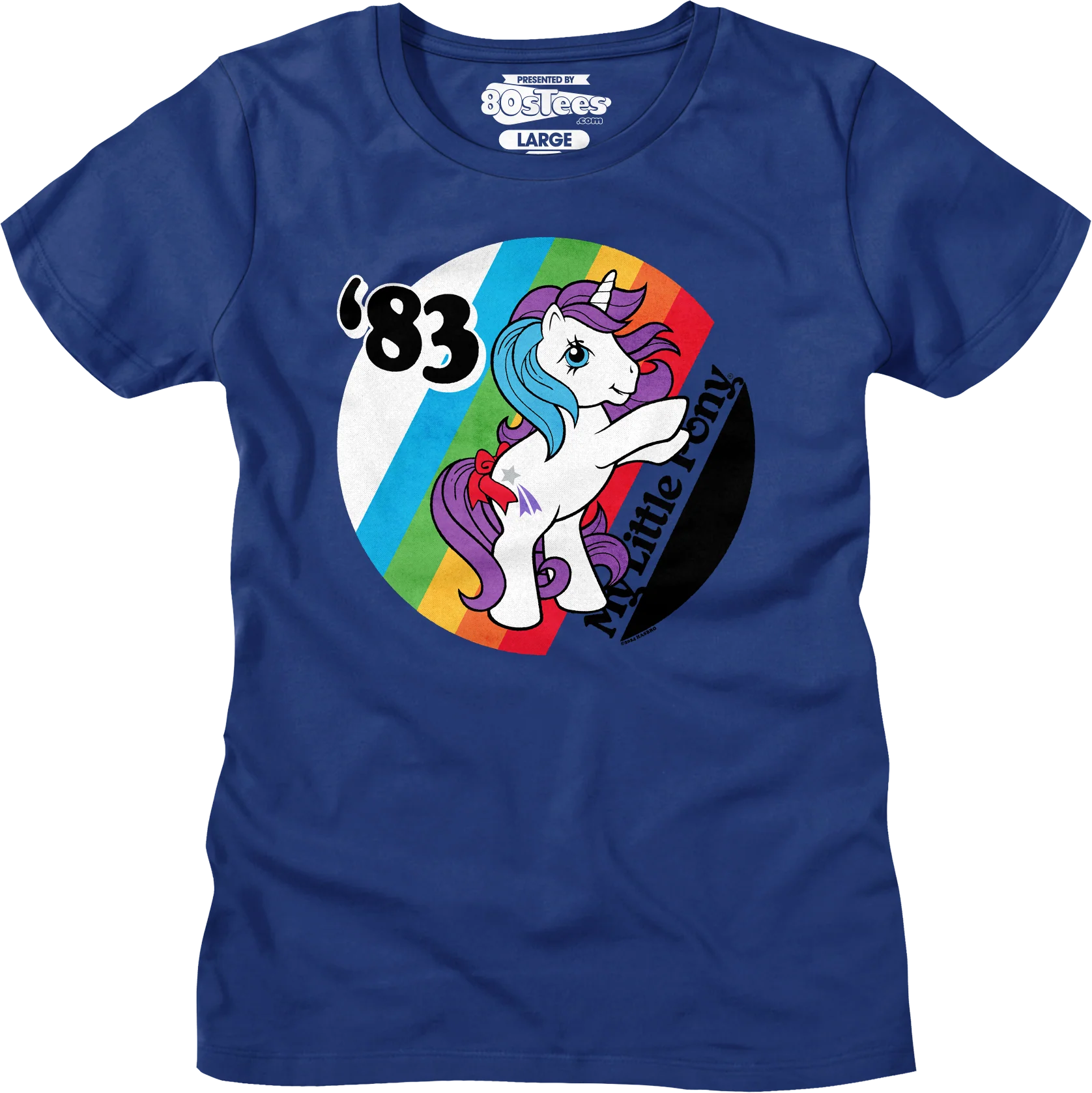 Womens '83 Rainbow My Little Pony Shirt - Image 3