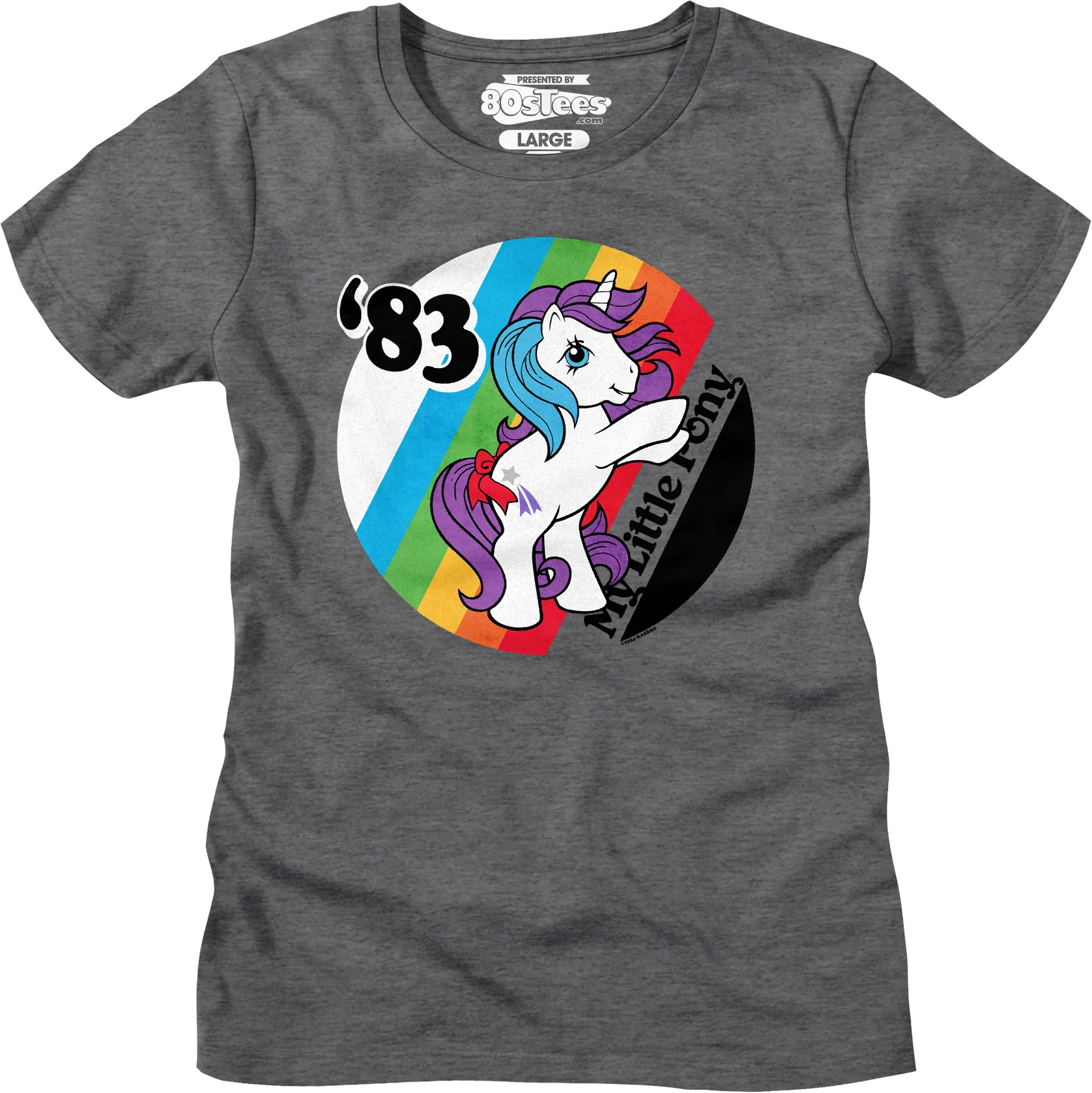 Womens '83 Rainbow My Little Pony Shirt - Image 4