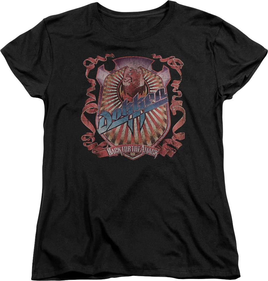 Womens Back For The Attack Dokken Shirt