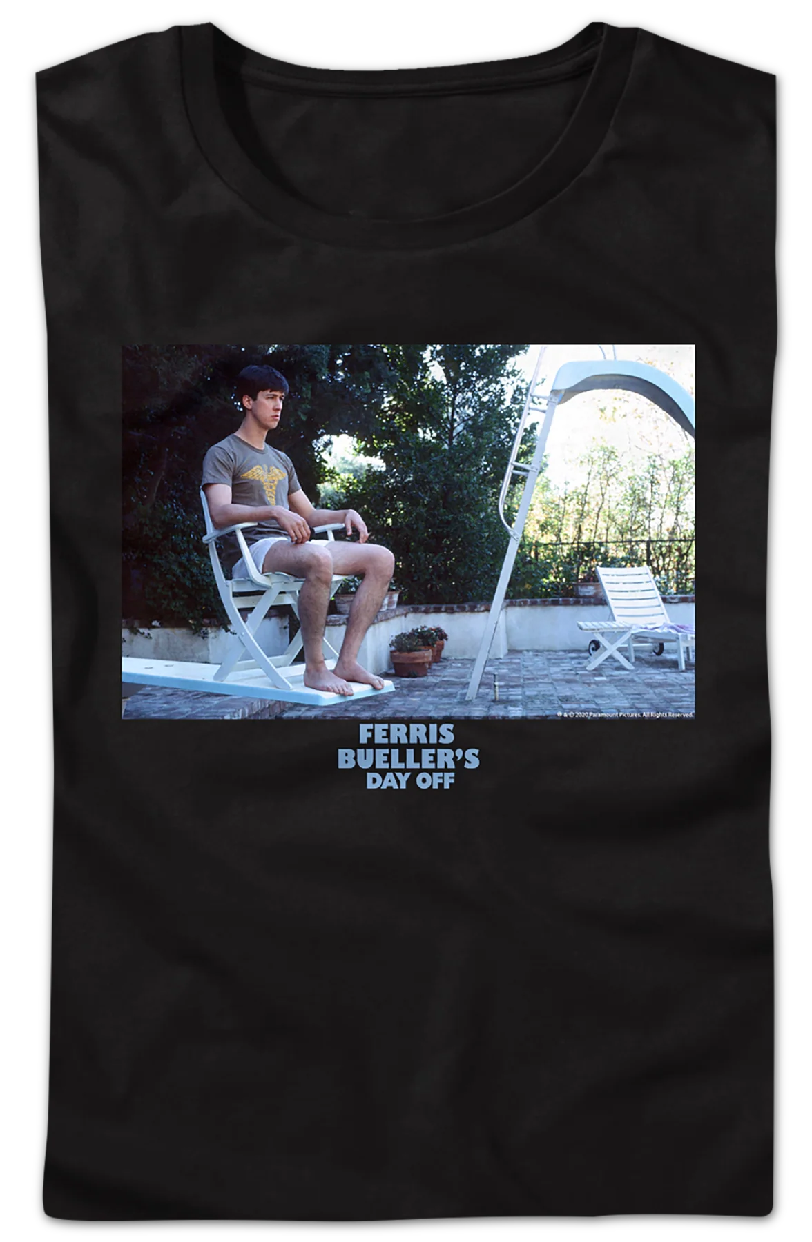 Womens Cameron Poolside Ferris Bueller's Day Off Shirt - Image 2