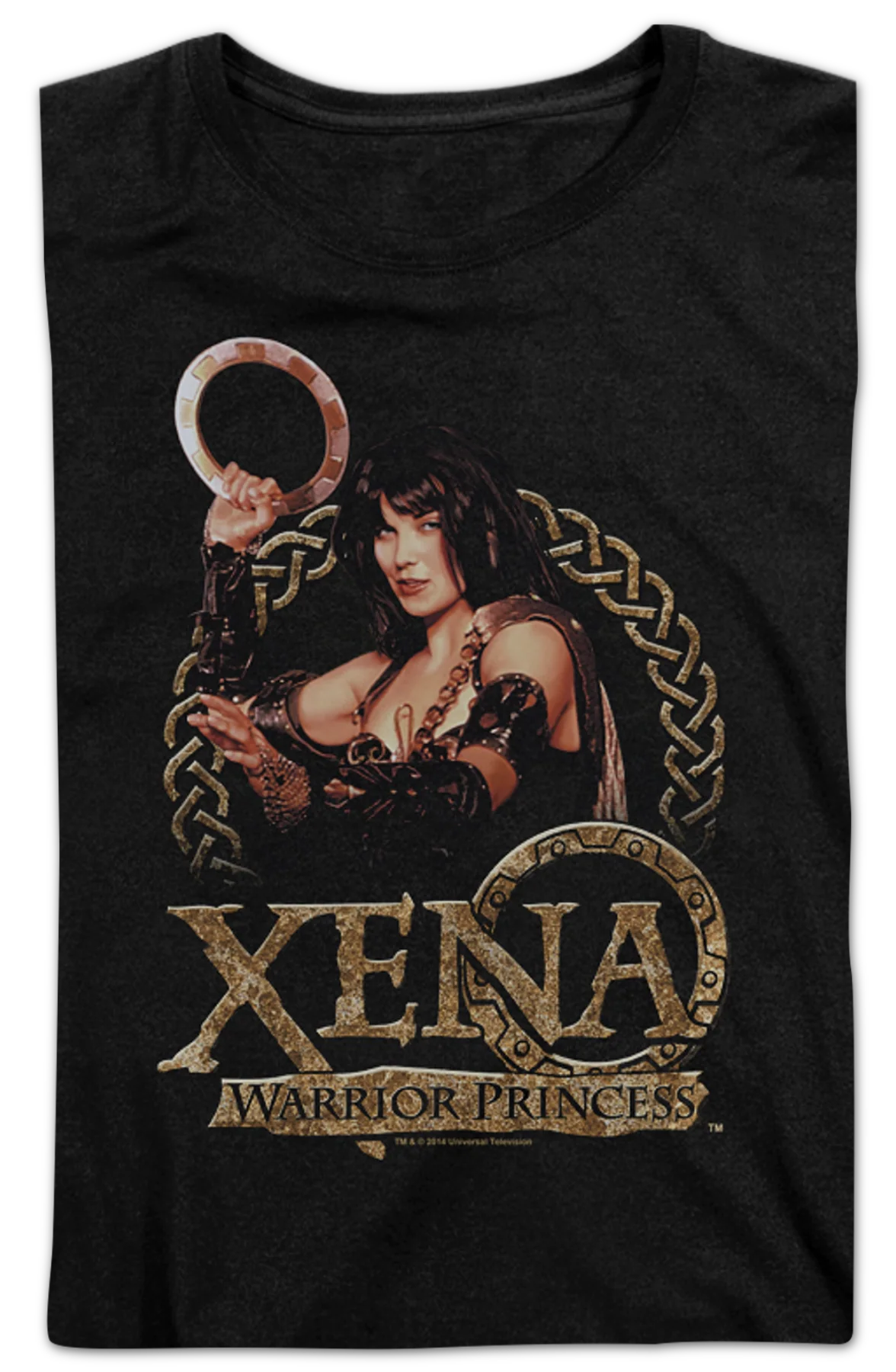 Womens Chakram Xena Warrior Princess Shirt - Image 2