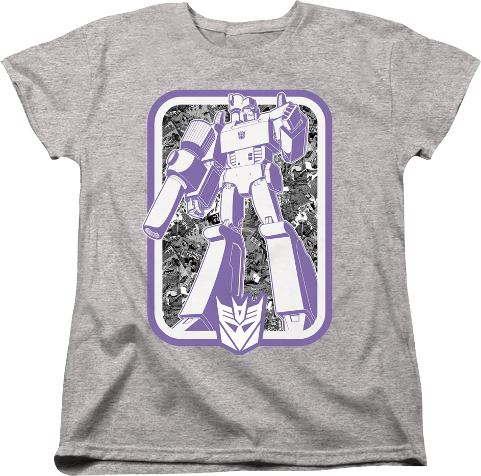 Womens Decepticons Leader Megatron Transformers Shirt