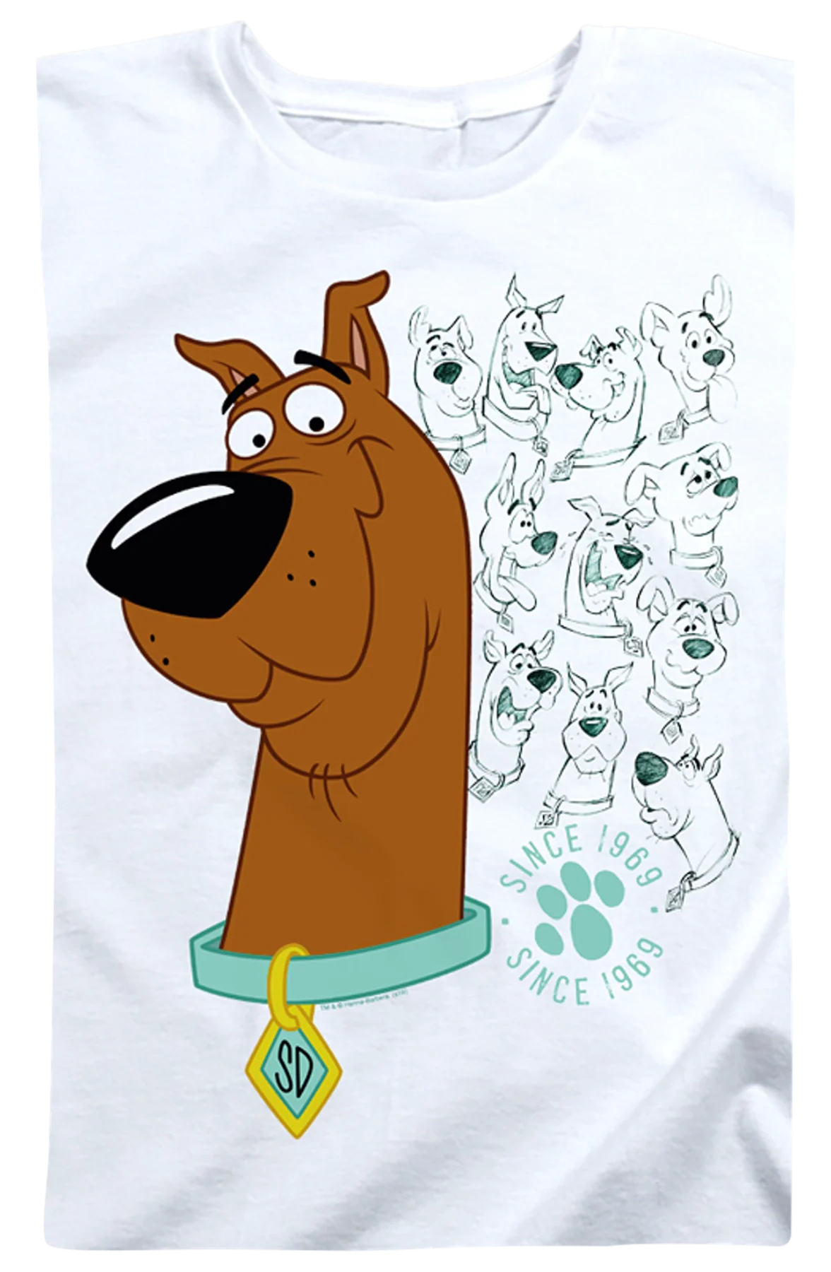 Womens Evolution Of Scooby-Doo Shirt - Image 2
