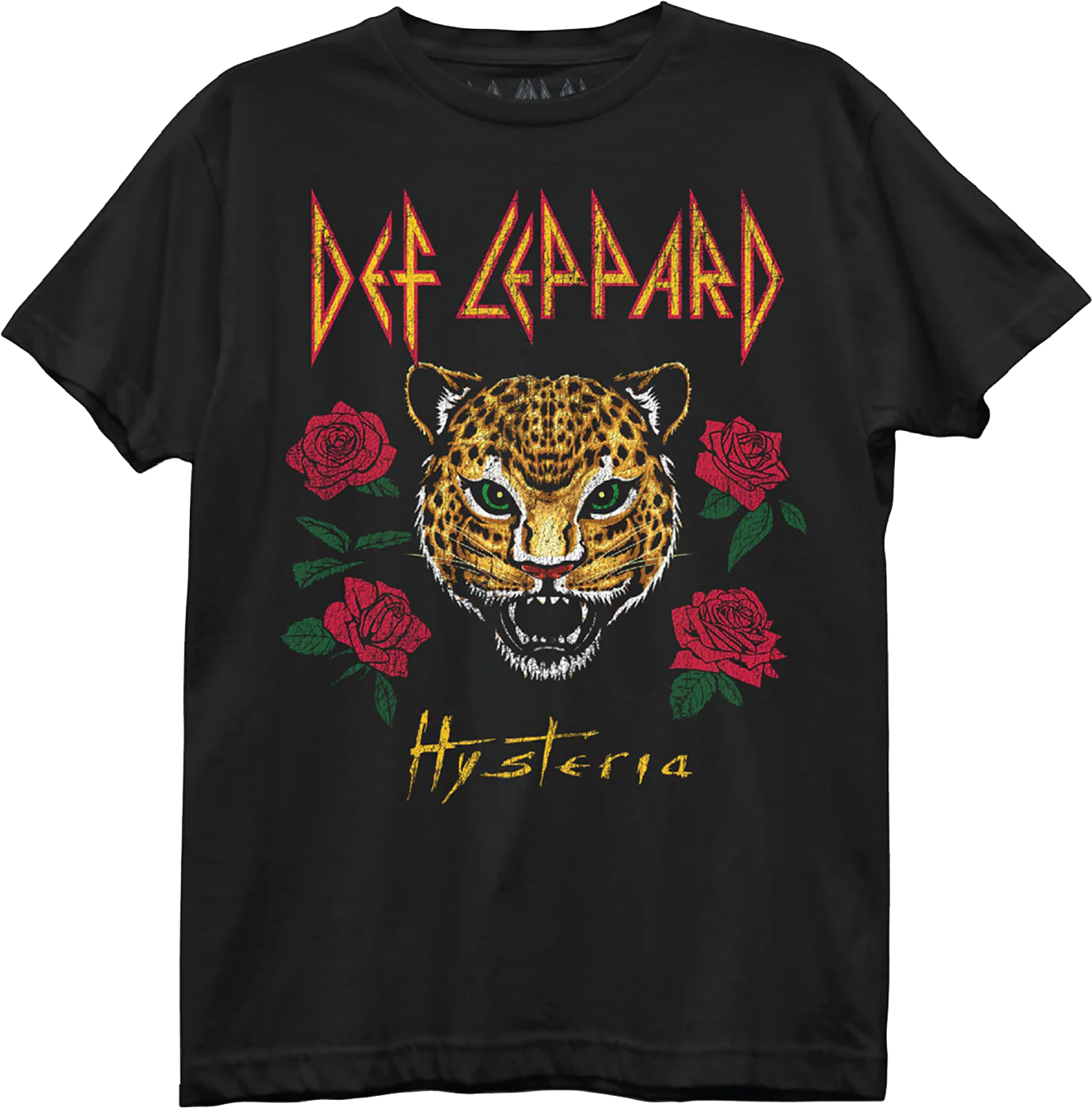 Womens Floral Hysteria Def Leppard Shirt