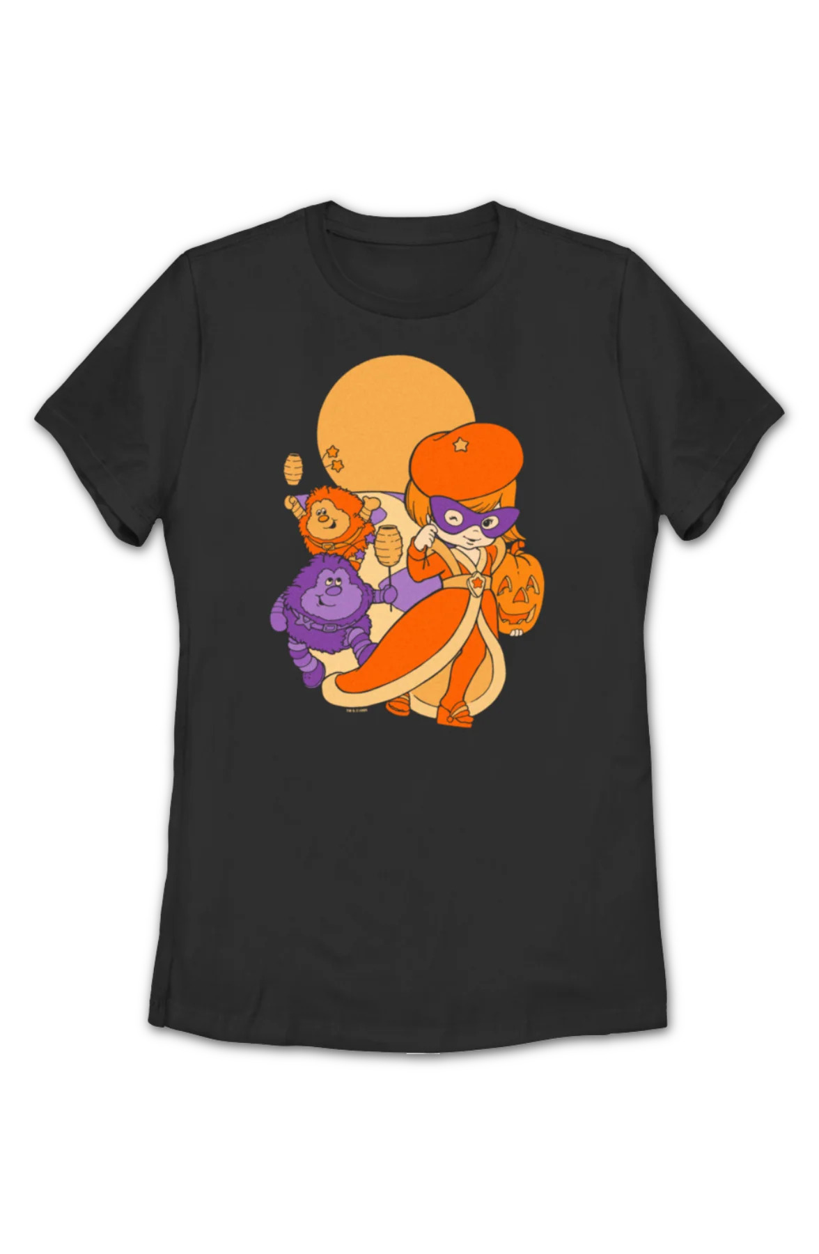Womens Lala Orange Halloween Rainbow Brite Shirt - Image 2