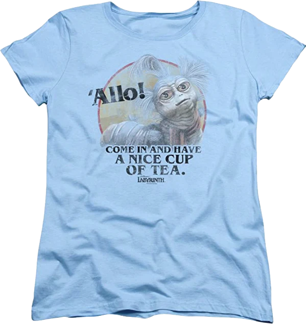 Womens Nice Cup of Tea Labyrinth Shirt